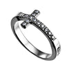 CLEARANCE -Sideways Cross Ring