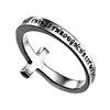 CLEARANCE -Sideways Cross Ring 