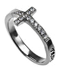 CLEARANCE - Sideways Cross Ring 