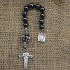 Rosario con coronilla de hematita