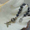 Rosario con coronilla de hematita