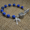 Lapis Rosary Bracelet