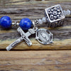 Lapis Rosary Bracelet