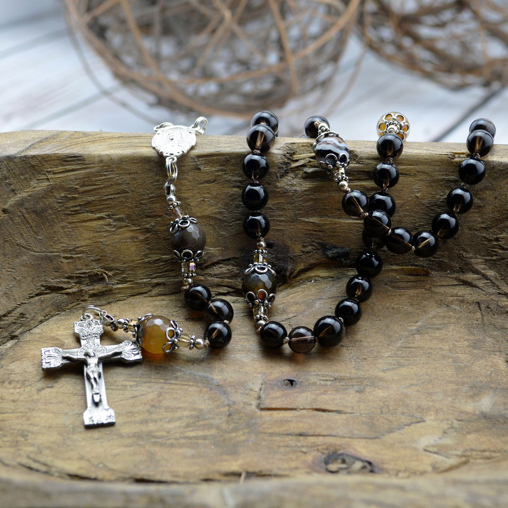 Smoky Topaz Rosary