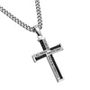 CLEARANCE - Cable Cross Necklace 
