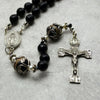 Faceted Black Onyx Rosary