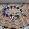 Lapis Rosary Bracelet