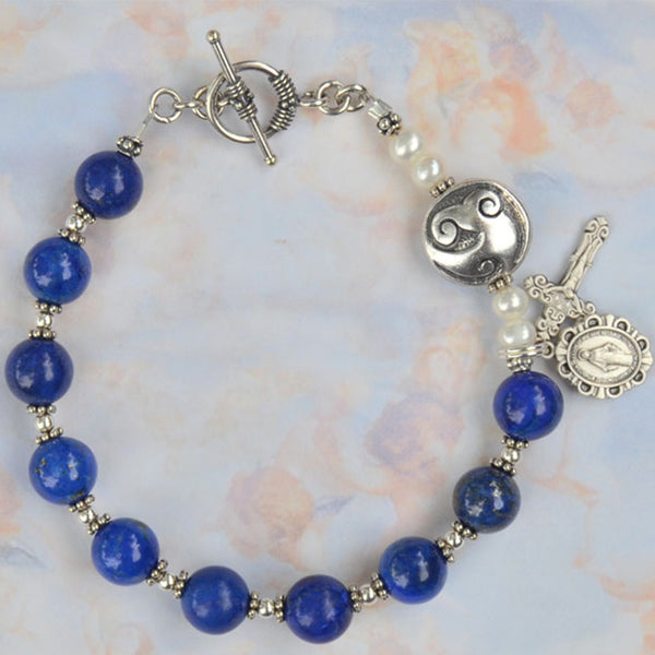Limited Edition Lapis Rosary Bracelet