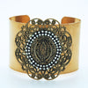 CLEARANCE- Vintage Style Our Lady of Guadalupe Cuff Bracelet