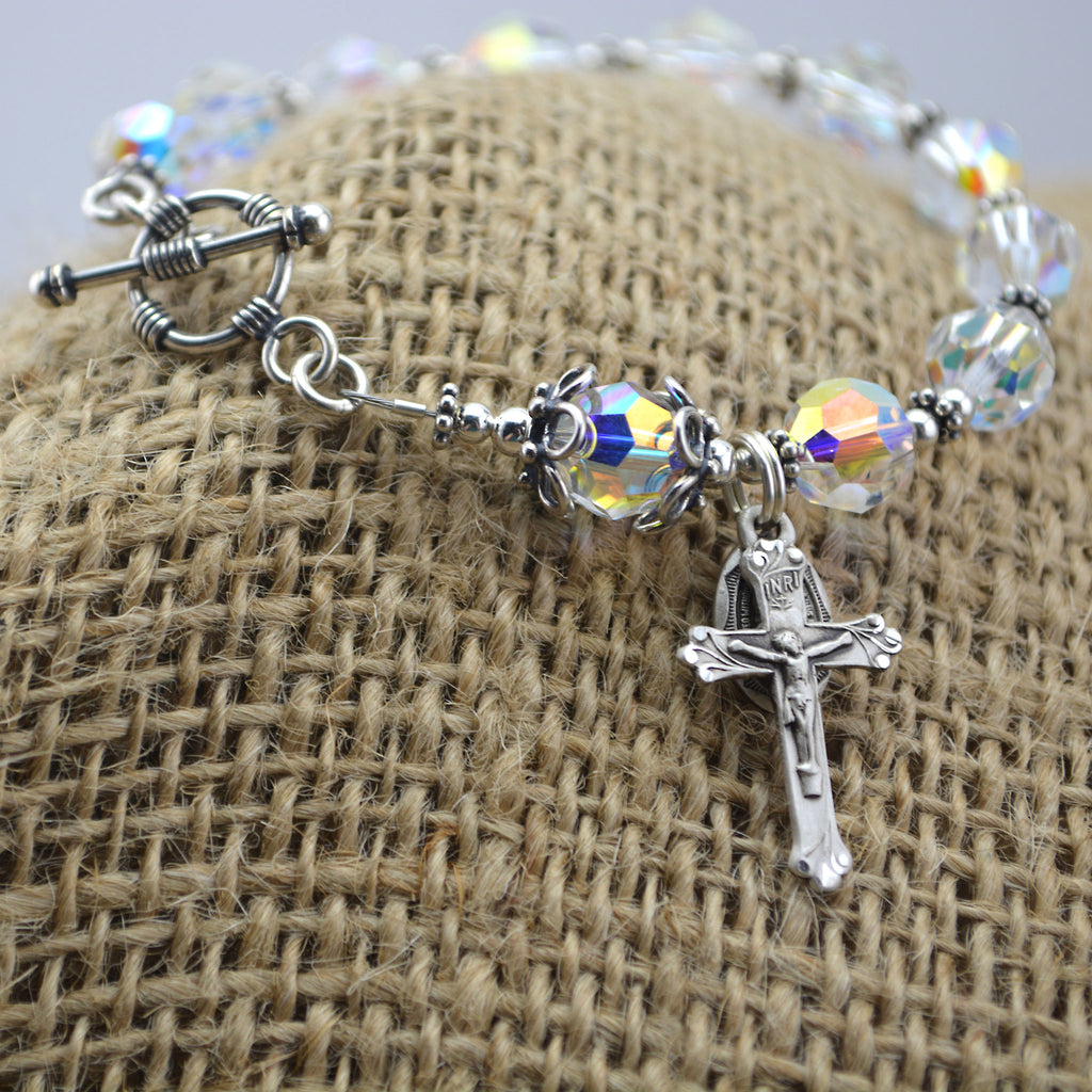 Swarovski Crystal Rosary Bracelet